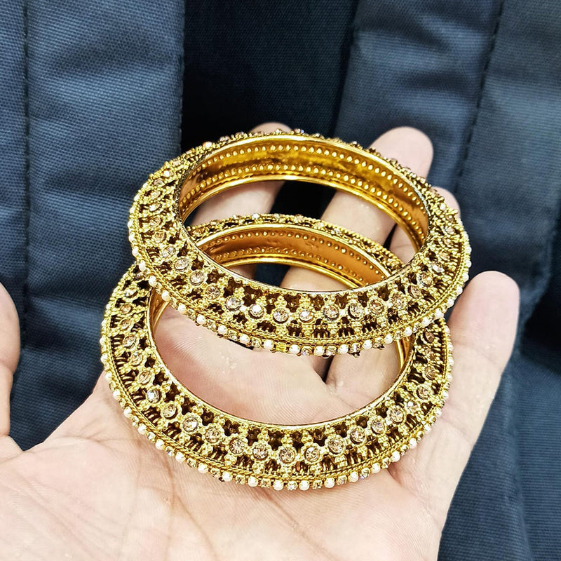 Manisha Jewellery Gold Plated Bangles Set