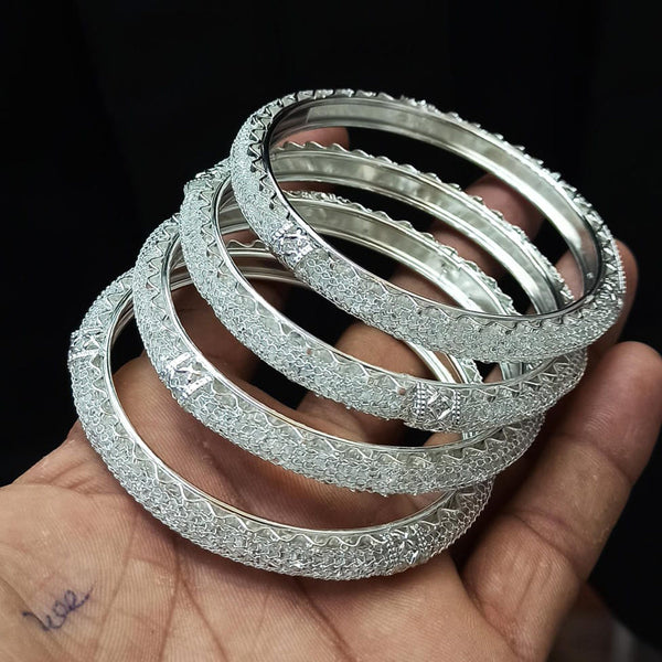 Manisha Jewellery Silver Plated Bangles Set