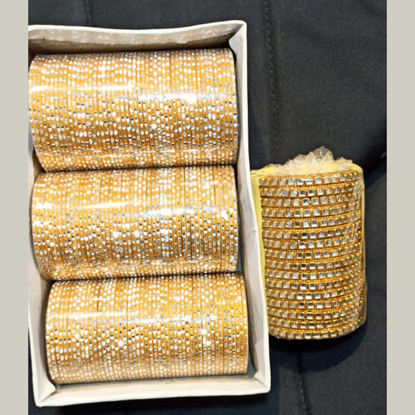 Manisha Jewellery Gold Plated Bangles Combo