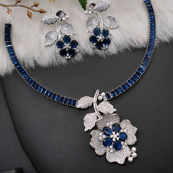 Sapphire Blue Earrings Necklace Bracelet Jewelry Set Silver Gold Rose  Freshwater Pearls Wedding Bridesmaids Green Red Purple Gray Black - Yahoo  Shopping