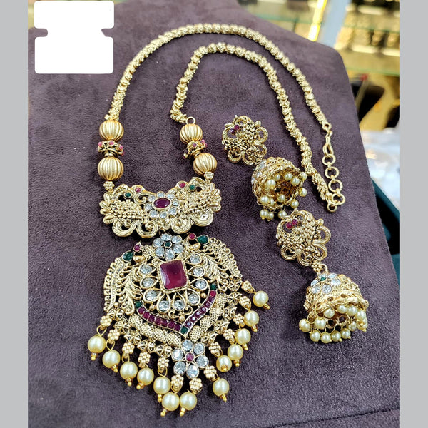 Manisha Jewellery Gold Plated Austrian Necklace Set