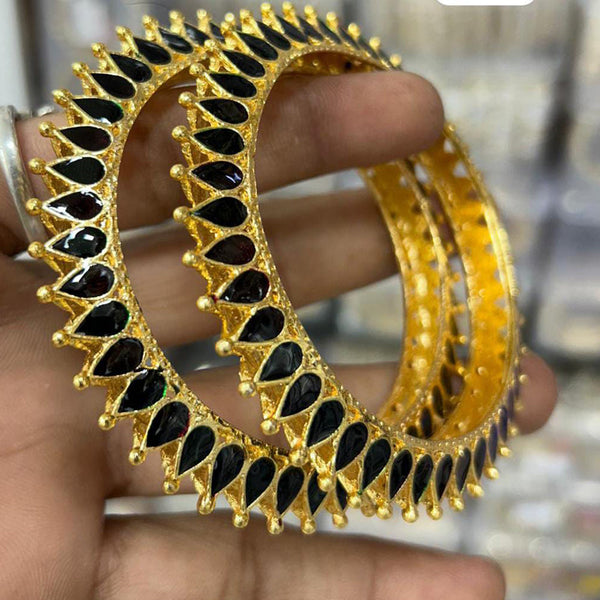 Manisha Jewellery Gold Plated Meenakari Bangles Set