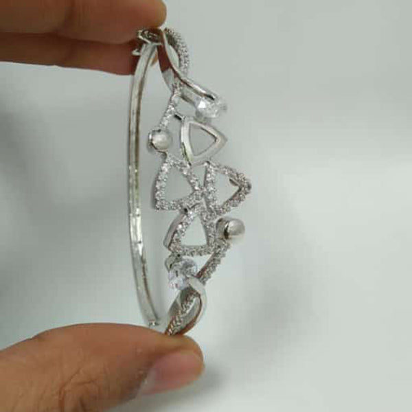 Manisha Jewellery Silver Plated AD Bracelet