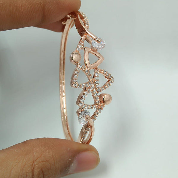 Manisha Jewellery Rose Gold Plated AD Bracelet