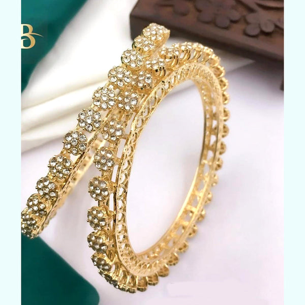 Manisha Jewellery Gold Plated Austrian Stone Bangles Set