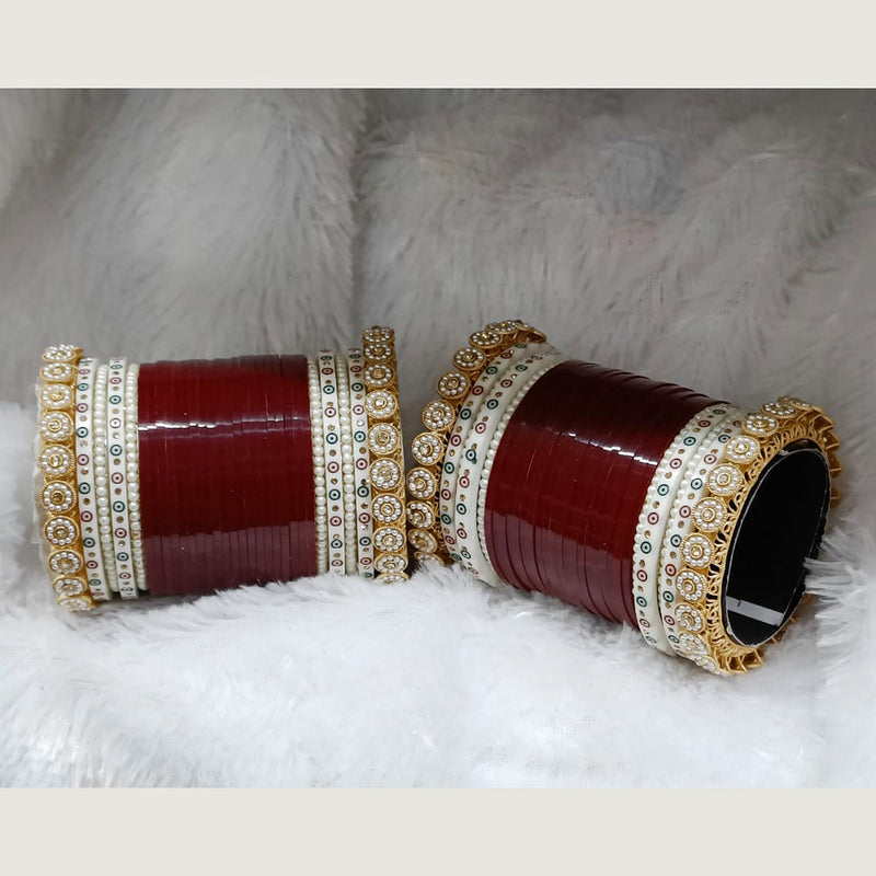 Manisha Jewellery Gold Plated Bridal Bangles Set