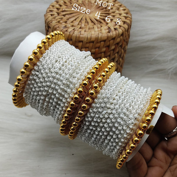 Lucentarts Jewellery Gold Plated  Bangles Set