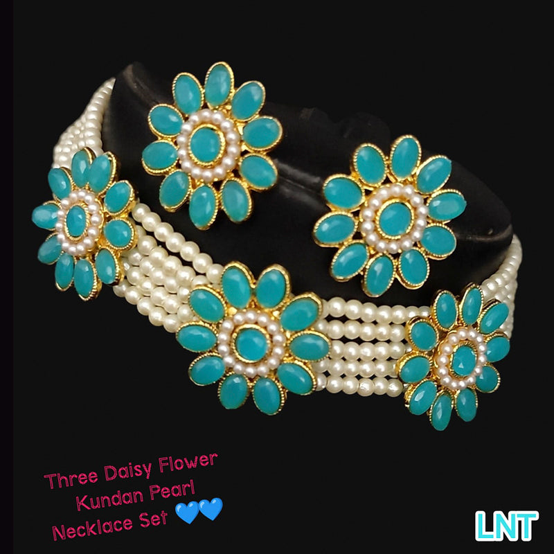 Lucentarts Jewellery Kundan Stone Choker Necklace Set