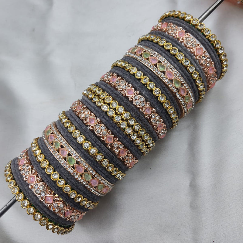 Sukriti Handmade Latest Stylish Designer Metal Silk Thread Floral Bang –  Sukriti Store