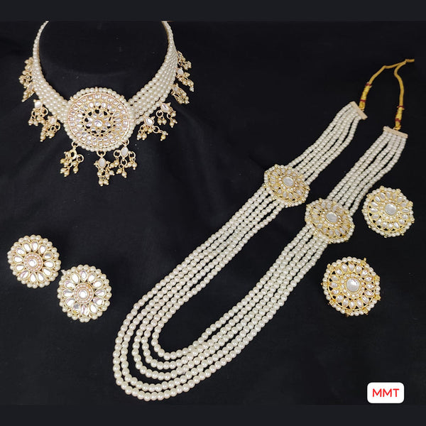 Lucentarts Jewellery Gold Plated  Combo Necklace Set