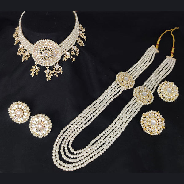 Lucentarts Jewellery Gold Plated  Combo Necklace Set