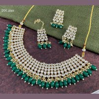 Sai Fashion Gold Plated Kundan Choker Necklace Set