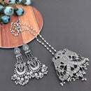 Vaamika Pota Stone Oxidized Plated Necklace Set