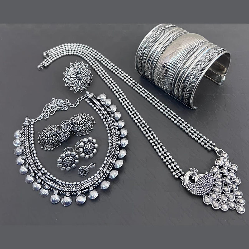 Vaamika Silver Plated Jewellery Combo