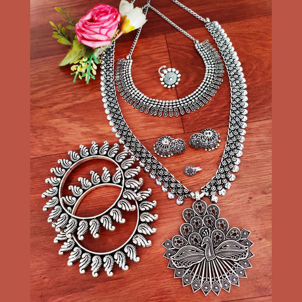 Vaamika Silver Plated Jewellery Combo