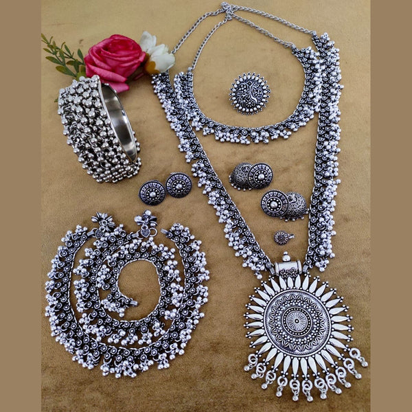 Vaamika Silver Plated Jewellery Combo