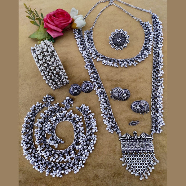 Vaamika Silver Plated Jewellery Combo