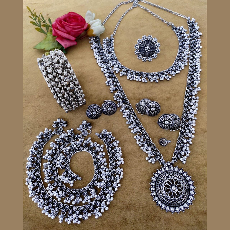 Vaamika Silver Plated Jewellery Combo