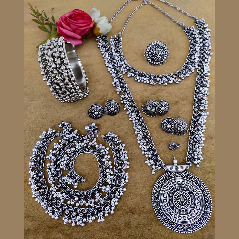 Vaamika Silver Plated Jewellery Combo