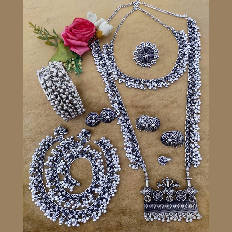 Vaamika Silver Plated Jewellery Combo