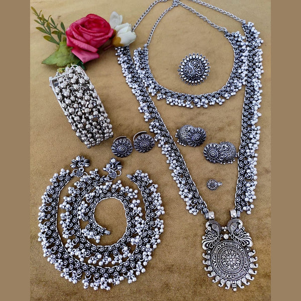 Vaamika Silver Plated Jewellery Combo