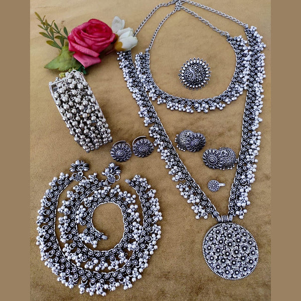 Vaamika Silver Plated Jewellery Combo