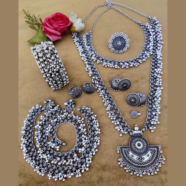 Vaamika Silver Plated Jewellery Combo