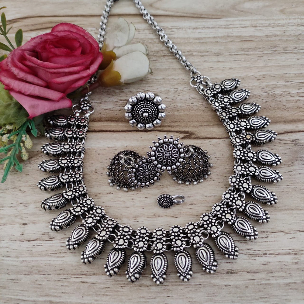 Vaamika Oxidized Plated Jewellery Combo