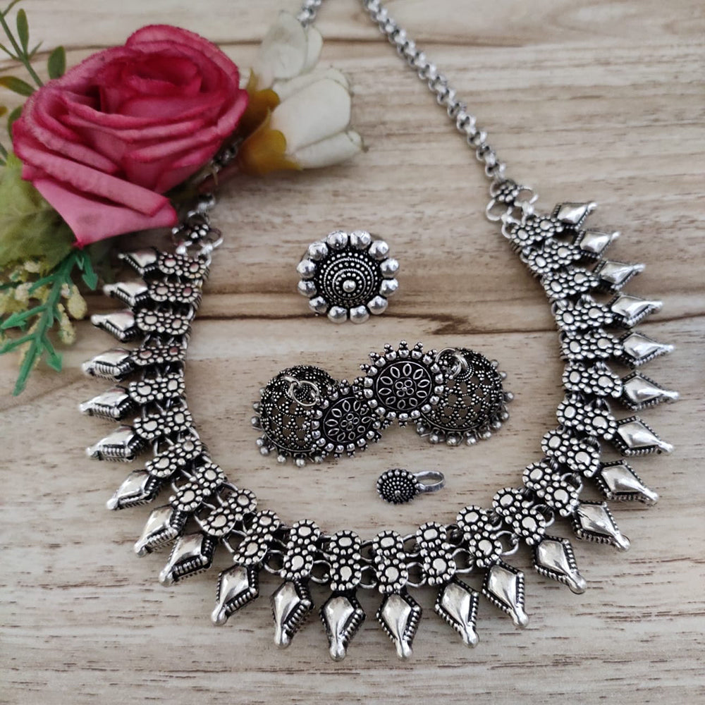 Vaamika Oxidized Plated Jewellery Combo