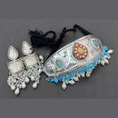 Vaamika Oxidized Plated Choker Necklace Set