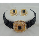 Vaamika Gold Plated Crystal Stone Necklace Set