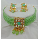 Vaamika Gold Plated Crystal Stone Necklace Set