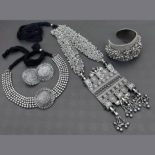 Vaamika Oxidized Plated Jewellery Combo