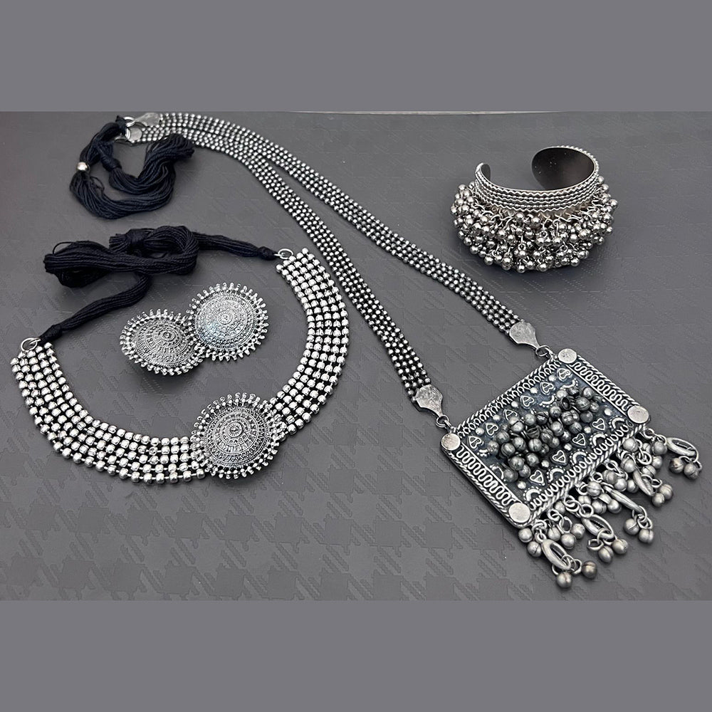 Vaamika Oxidized Plated Jewellery Combo