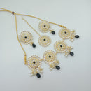 Vaamika Gold Plated Kundan Stone Necklace Set