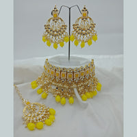 Vaamika Gold Plated Kundan Stone Necklace Set