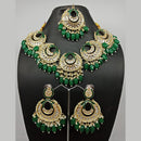 Vaamika Gold Plated Kundan Stone Necklace Set