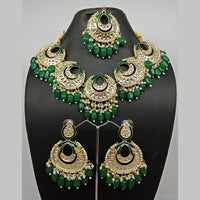 Vaamika Gold Plated Kundan Stone Necklace Set