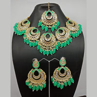 Vaamika Gold Plated Kundan Stone Necklace Set