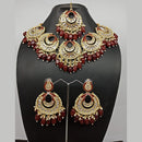 Vaamika Gold Plated Kundan Stone Necklace Set