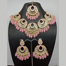 Vaamika Gold Plated Kundan Stone Necklace Set
