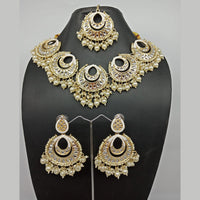 Vaamika Gold Plated Kundan Stone Necklace Set