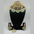 Vaamika Gold Plated Kundan Stone Necklace Set