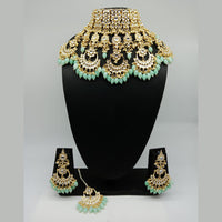 Vaamika Gold Plated Kundan Stone Necklace Set