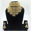 Vaamika Gold Plated Kundan Stone Necklace Set