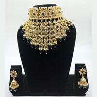 Vaamika Gold Plated Kundan Stone Necklace Set