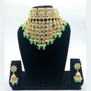 Vaamika Gold Plated Kundan Stone Necklace Set