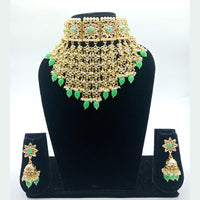 Vaamika Gold Plated Kundan Stone Necklace Set