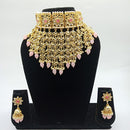 Vaamika Gold Plated Kundan Stone Necklace Set