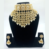 Vaamika Gold Plated Kundan Stone Necklace Set